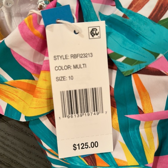 Bleu Rod Beattie Bandeau One Piece Swimsuit - New 🌴🌴🏖 - Picture 6 of 7